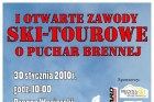 I Otwarte Zawody Ski-Tourowe o Puchar Brennej  - plakat