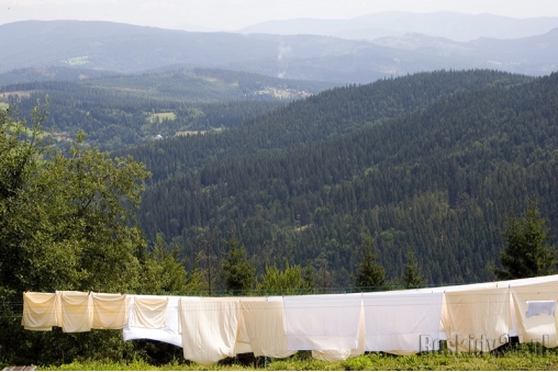 pranie-na-stozku-beskid-slaski