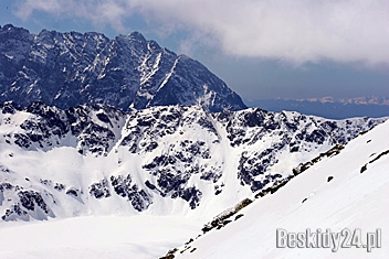 Widok z Koziego Wierchu w kierunku Kotelnicy i Grani Hrubego w tle.  Fot.: Arch. Beskidy24.pl