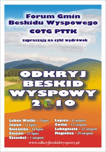 Odkryj Beskid Wyspowy - plakat Odkryj Beskid Wyspowy - plakat
