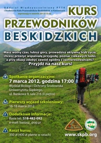 Plakat kursowy Plakat kursowy