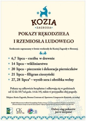 Pokazy w Koziej Zagrodzie w Brennej Pokazy w Koziej Zagrodzie w Brennej