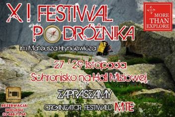 XI Festiwal Podróźnika na Hali Miziowej