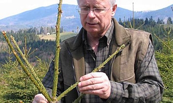 Dyrektor Kazimierz Szabla poparł akcję Moje silne drzewo (© Fot. Łukasz Gardas)